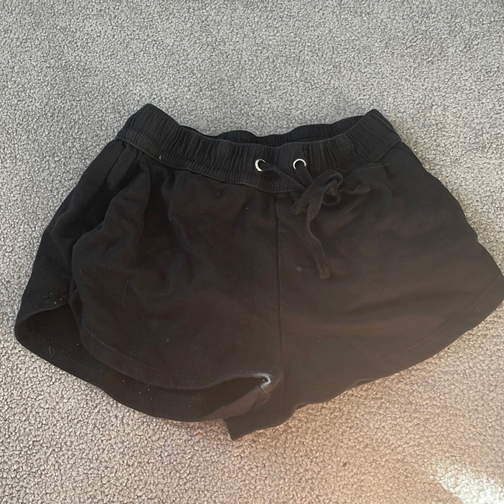 Black shorts size small